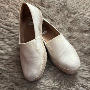 Dr. Scholl's White Espadrille Flats